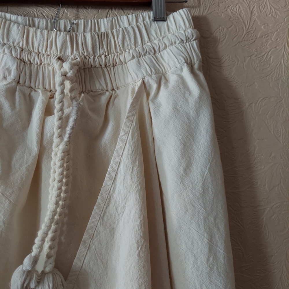 Free People "Take Me To Hawaii" wrap front pants - Picture 3 of 10